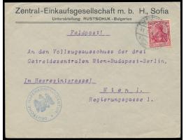 gebührenpflichtiger &nbsp;Geschäftsbrief &nbsp;der &quot;Zentral-Einkaufsgesellschaft m. b. H., Sofia, Unterabteilung: Rustsc