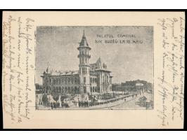 Stempel &nbsp;K. D. Feldpoststation Nr. 502 &nbsp;15.1.17 auf Feldpost-Bildkarte Buzeu nach Berlin, violetter R3 &nbsp;&quot;