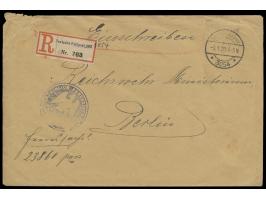 Grenzschutz Ost, &nbsp;Stempel &nbsp;Deutsche Feldpost 3054 &nbsp;9.1.20 (Feldpostamt für die Reichswehrbrigade von Dassel in