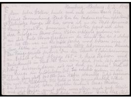 Ganzsache  6 Pf. Tag der Briefmarke  mit Stempel  Hamburg-Harburg 1  7.2.41 nach Amberg, langer Bedarfstext, MiPr. -.-
Stichw