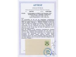 Lokalausgabe Biala:  österreichische Feldpost-Ganzsache 8 H. mit Krakauer Maschinen-Aufdruck und lokalem  Handstempelaufdruck