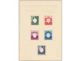 3 Jahre NSDAP im Generalgouvernement,  Geschenkheft  mit Beschriftung, Inhalt 5 Marken, sehr saubere Erhaltung
