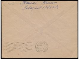 Feldpostbrief  eines Italieners in der Wehrmacht  nach Italien,  Feldpoststempel UB e 21.2.44,   handschriftlicher Absender u