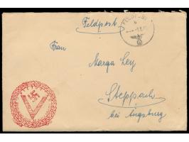 Brief mit FPSt b 1.8.41 nach Steppach, rückseitig Absender ... FPNr. 00209 = Kommando 3. Gebirgs-Division, in Nordnorwegen, w