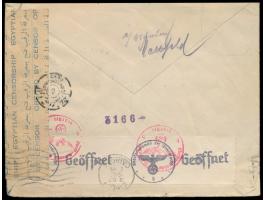 Feldpostbrief mit FPSt 28.8.42 und Briefstempel ... FPNr. 02603 = Kommandant der Seeverteidigung Tromsö (Norwegen) als portof
