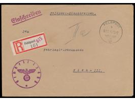 Deutsches Afrikakorps, FPSt mit Kenn-Nr. 615 7.12.42, Feldpostamt 200, 97 Kilometer östlich Nofilia, Dienst-Einschreibbrief n