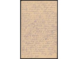 seltenes  Ganzsachen-Provisorium  15 H. auf deutschem C 154-Postkartenformular, "Postkarte" dick überbalkt, aptierter österre