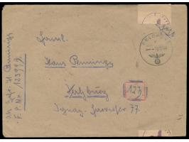 Brief mit FPSt 10.12.44 nach Salzburg, vorderseitig Absender ... FPNr. 12399 B = &nbsp;Stab m. Einheit Sturmgeschütz-Brigade 