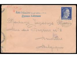 Zwangsarbeiterlager Kaltwasser der &nbsp;Bromberg Dynamit Nobel AG: &nbsp;Brief eines belgischen Zwangsarbeiters nach Brüssel