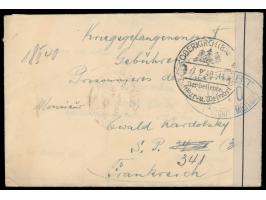 Brief mit Ortswerbestempel &nbsp;Oberkirch (Baden) &nbsp;7.2.40 &nbsp;an einen deutschen Kriegsgefangenen in Frankreich &nbsp