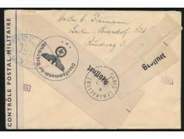 Brief mit Ortswerbestempel &nbsp;Oberkirch (Baden) &nbsp;7.2.40 &nbsp;an einen deutschen Kriegsgefangenen in Frankreich &nbsp