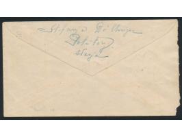 Lokalausgabe Skalat:  unfrankierter Brief mit Stempel  Potutory  17.11.19 nach Skalat, Österreich-Aushilfsportomarke 50 H. au