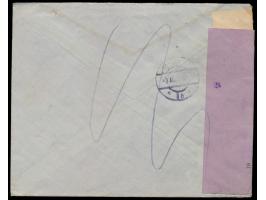 Einschreibbrief mit Stempel  Regensburg 2  7.12.20 über  Postüberwachungsstelle München  nach Österreich, links  zwei verschi