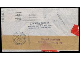 Cuba &nbsp;1 C., 2 C., und 10 C. auf Luftpostbrief mit Stempel &nbsp;Habana &nbsp;20.7.1939 nach Deutschland, rückseitig neut