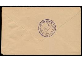 8 und 16 Pf. Ziffer auf Brief mit Maschinenstempel Halle (Saale) 8 &nbsp;2.4.47 &nbsp;nach Berlin, rückseitig sowjetischer Ze