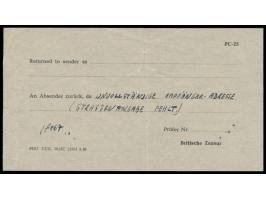 24 Pf. Kontrollrat auf Brief mit Stempel  Aken (Elbe)  24.5.47, britische Zensur 3306 der Zensurstelle Bonn, Anschrift mit Ze