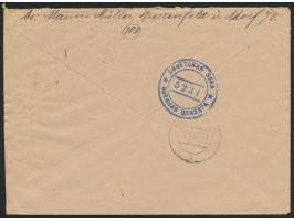 Einschreibbrief von &nbsp;Adorf (Vogtl) &nbsp;10.6.47 nach Berlin W 15, rückseitig violetter sowjetischer Zensurstempel mit N