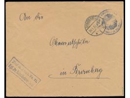 Westpreußisches Abtretungsgebiet, &nbsp;aptierter deutsche Stempel &nbsp;Bydgoszcz 1 h &nbsp;20.1.20 auf &nbsp;Orts-Dienstbri