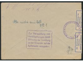 RPD Chemnitz, &nbsp;8 Pf. Hitler mit Schwärzung auf Ortsbrief mit Stempel &nbsp;Chemnitz 15 &nbsp;17.7.45, rückseitig handsch