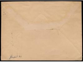 Schwarzenberg, &nbsp;2 x 12 Pf. mit &nbsp;Schloss-Silhouette &nbsp;auf Brief 2. Gewicht nach Chemnitz, Stempel Schwarzenberg 