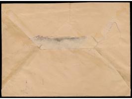 Schwarzenberg, &nbsp;2 x 6 Pf. und 12 Pf. mit &nbsp;Schloss-Silhouette &nbsp;auf Brief 2. Gewicht nach Chemnitz, Stempel Schw