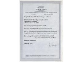 Bezirkshandstempel  a 36 Luckau  auf  24 Pf. Ziffer  (aus Markenheftchen) auf Brief mit Stempel  (2) Drahnsdorf (Nd Lausitz) 