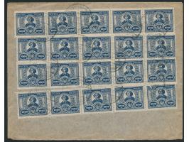 20 x  1.000 M. Kopernikus  rückseitig auf Auslandsbrief nach Berlin, Stempel  Starogard (Pomorze)  9.11.23, portorichtig, Bed