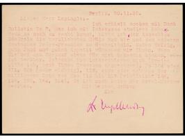 Sonderganzsache Maifeier 1952 20 Pf.  mit Stempel  Berlin SW 47  20.11.52 nach Belgien, Bedarf, MiPr. 300 
