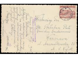 Besetzung des Teschener Gebietes,  15 gr. auf Foto-Ansichtskarte vom Einzug der Polnischen Armee in Cieszyn, neuer polnischer