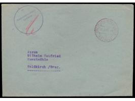 Zensurstelle Freiburg, &nbsp;unverschlossener Behördenbrief mit rotem Stempel &nbsp;Freiburg (Breisgau) 6 Bezahlt &nbsp;28.8.