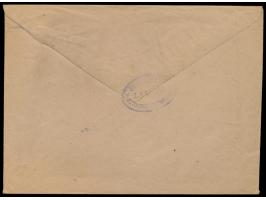 Zensurstelle Konstanz,  Brief der Rentenstelle des Postamts Villingen an das Landratsamt Mülda (?), Stempel Villingen (Schwar