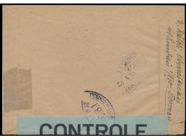 Zensurstelle Lindau,  Auslandsbrief mit Allgemeine Ausgabe 15 Pf. und 3 x 20 Pf. in die Schweiz, Stempel Oberreitnau 24.4.46,