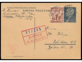 Ganzsache 15 Gr mit Zusatzfrankatur 15 Gr. als Auslandskarte nach Beuthen, geschrieben am 31.8.1939, deutscher Text!, Stempel