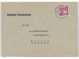 Rheinland-Pfalz  20 Pf. auf Behördenbrief nach Berlin, Stempel Oberlahnstein 17.10.49,  Notopfer-befreit
Stichwort: Französis