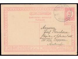 Kosovo,  Türkei-Ganzsache 20 Pa. mit Stempel  Mitrovitza  1.10.11 nach Österreich, Bedarf
Stichwörter: Jugoslawien, Türkei / 