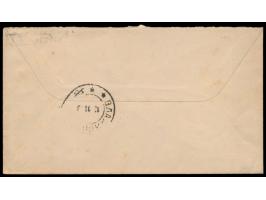 Seepoststempel der  Wladiwostok - Nördlicher Bezirk  mit Unterscheidungsbuchstaben "d" 9.10.10 auf Ganzsachenumschlag 7 Kop. 