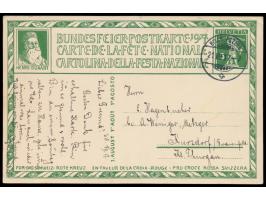 Bundesfeierkarte  5 Rp. Mutter Helvetia,  Ersttagsstempel  Bischofszell  21.7.17 , Bedarf nach Kurzdorf
