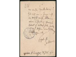 Ganzsache 10 Q. Skanderbeg mit Zusatzfrankatur 20 Pa. auf 10 Q. und 1 Gr. auf 25 Q. als  Einschreiben  nach Deutschland, blau