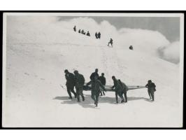 Segelflug Zürich - Davos 19.1.1932: &nbsp;Foto-Ansichtskarte mit handschriftlichem Beförderungsvermerk &quot;Mit &nbsp;Segelf