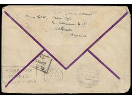 Internationale Brigaden, &nbsp;frankierter Luftpostbrief eines tschechischen Freiwilligen in die Tschechoslowakei, Absender &