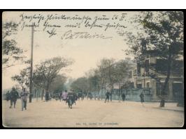 2 x C.I.C. 1 C. und 2 C. auf Ansichtskarte &quot;The Bund Shanghai&quot; nach Deutschland, Stempel Shanghai 15.3.07, Durchgan