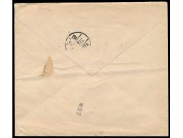 1936,  40 Jahre Postwesen  3 x 2 C., 5 C. und 25 C. mit 2 x Märtyrer 1 C. auf  Luftpost-Einschreibbrief  mit Stempel  Nanking