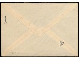 Luftpostbrief nach Deutschland, frankiert mit 9 Sondermarken (7 verschiedene), Stempel Peking 2.7.57
