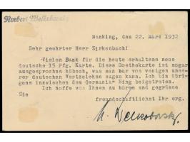 Ganzsache Dschunke 6 C. (Han No. 22), zufrankiert mit 6 Marken als  Einschreiben  nach Deutschland, Gesamtfrankatur 40 C., po