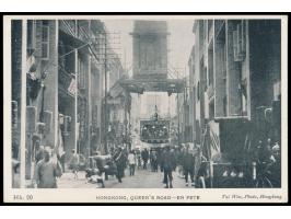 Ansichtskarte  Hongkong Queen´s Road - En Fete,  Verlag Tai Woo, Photo, Honkong, Bild-Nr. Hk.20, ungebraucht
