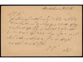 Russische Post in der Mandschurei,  Russland-Ganzsache 3 Kop. mit Stempel  Mandschurija Eisenbahn Zweigpostamt  28.1.1905 nac