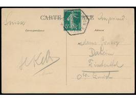 Stempel  Betheny Aviation / Marne  7.7.10 auf Ansichtskarte "Deuxieme Grande Semaine d´Aviation de Champagne" (Bild-Nr. 56 La