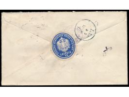 1908: Vordruckumschlag &nbsp;&quot;Imp- jap. Post Office, Chemulpo, Corea - Official Business&quot; &nbsp;als portofreie Post