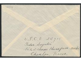 Japan &nbsp;3 Sen und 7 Sen Tazawa auf Brief mit japanischem Stempel &nbsp;Chemulpo &nbsp;11.10.8 (1920) nach Deutschland
Sti